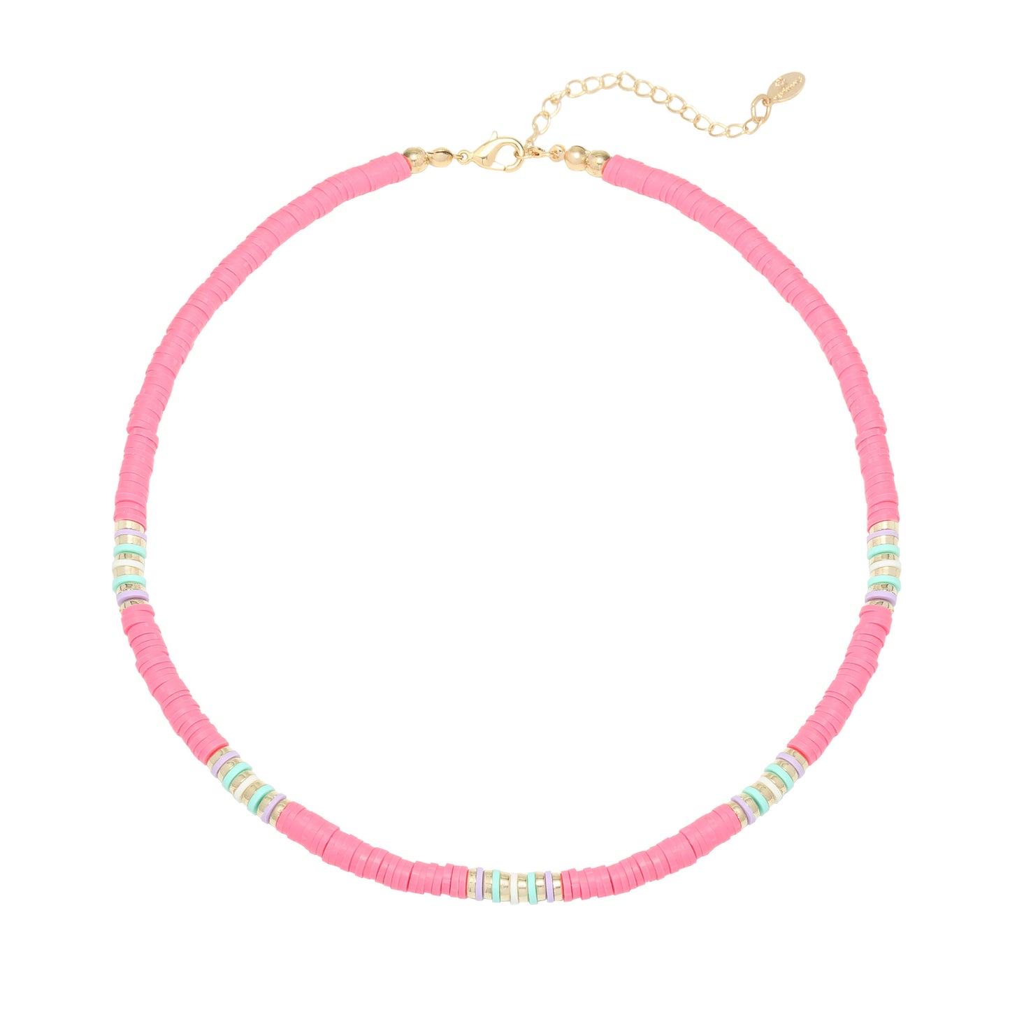 Surf ketting roze