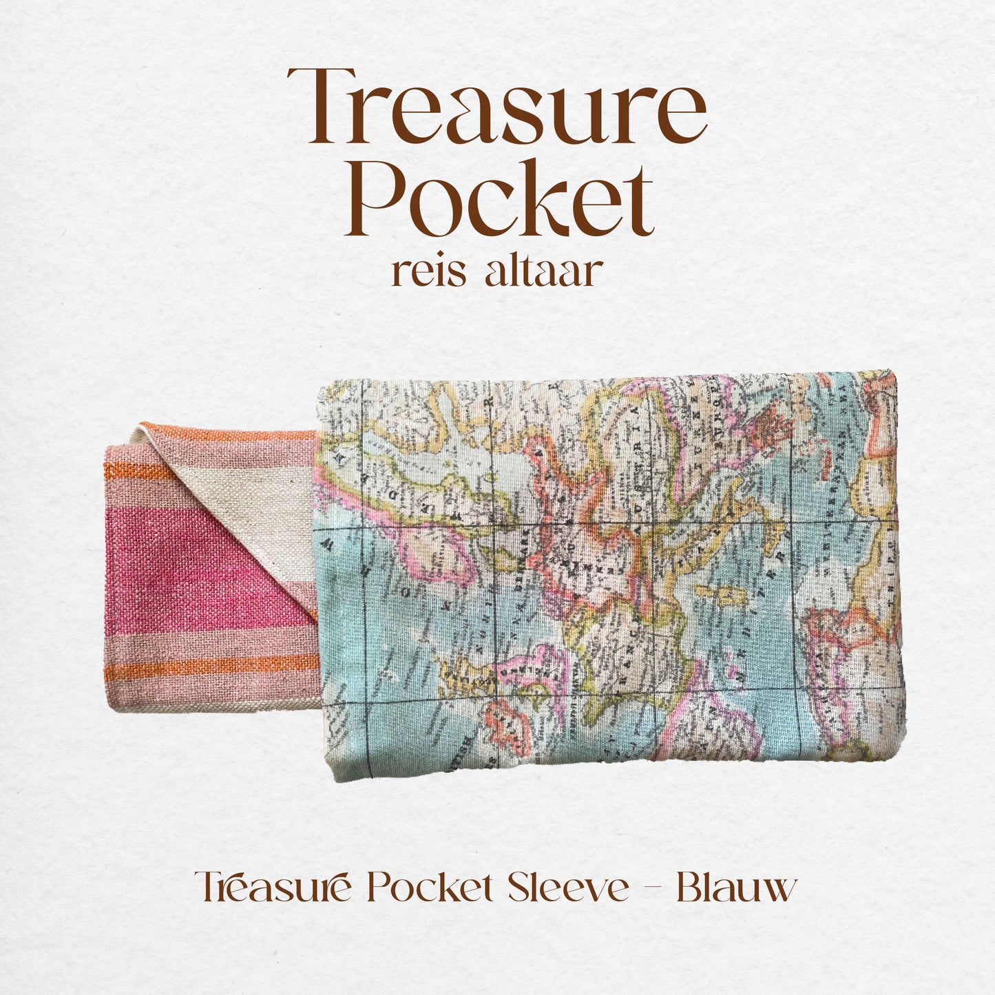 Treasure Pocket Sleeve - Blauw